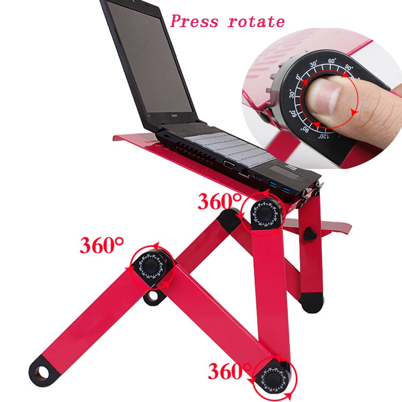 Складной столик для ноутбука портативный регулируемый дивана кровати | Мебель
