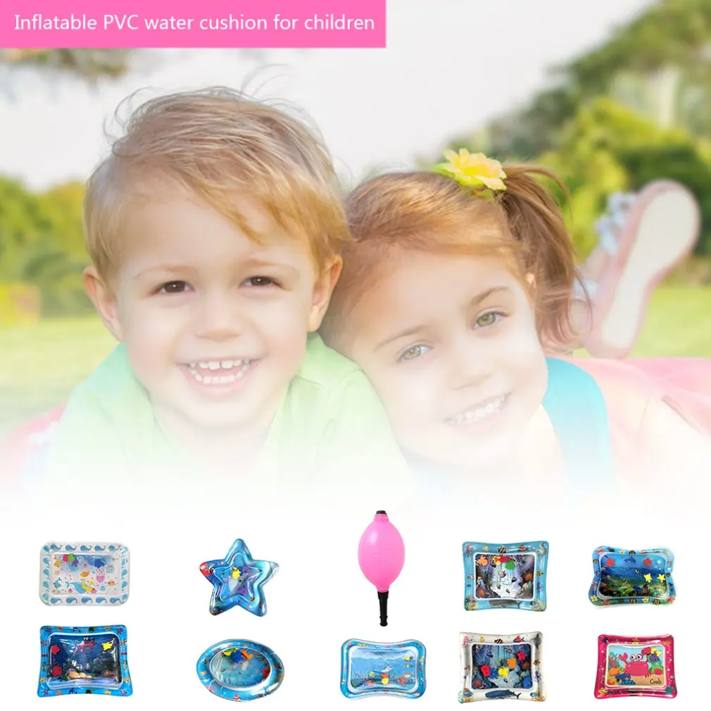Детские надувные водные игровые коврики игрушки утолщенные ПВХ детские подушки