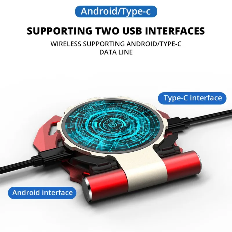 Металлическое Беспроводное зарядное устройство Подставка для телефона зарядки