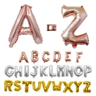 16 32 40 дюймов  A-Z  шар с алфавитом, счастливая фотография с именем для взрослых
