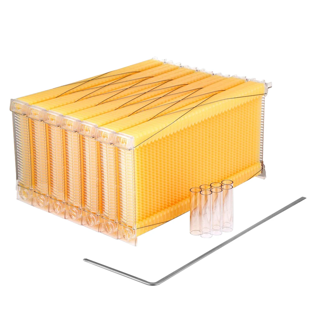 Автоматическая рамка для сбора меда пчелиный улей пищевой пластиковый гребневой