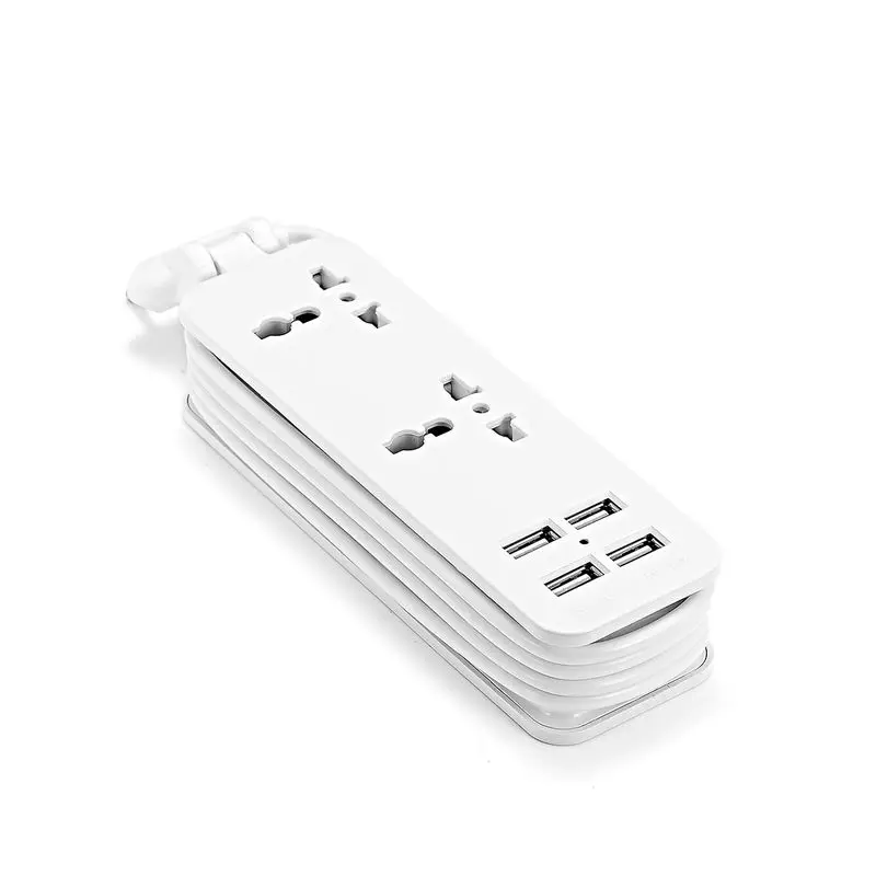 Настенная розетка USB с 4 разъемами разъем для удлинителя питания штепсельная