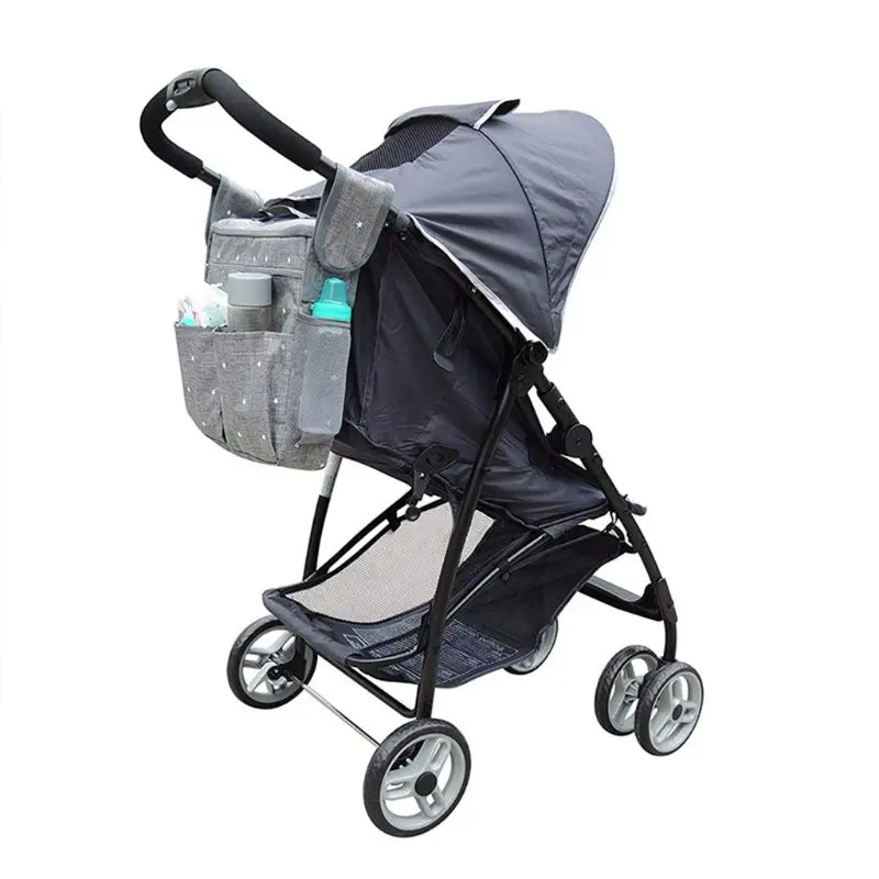 

Baby Care Mummy Bag Maternity Large Capacity Nappy Diaper Backpack with Straps D0AF