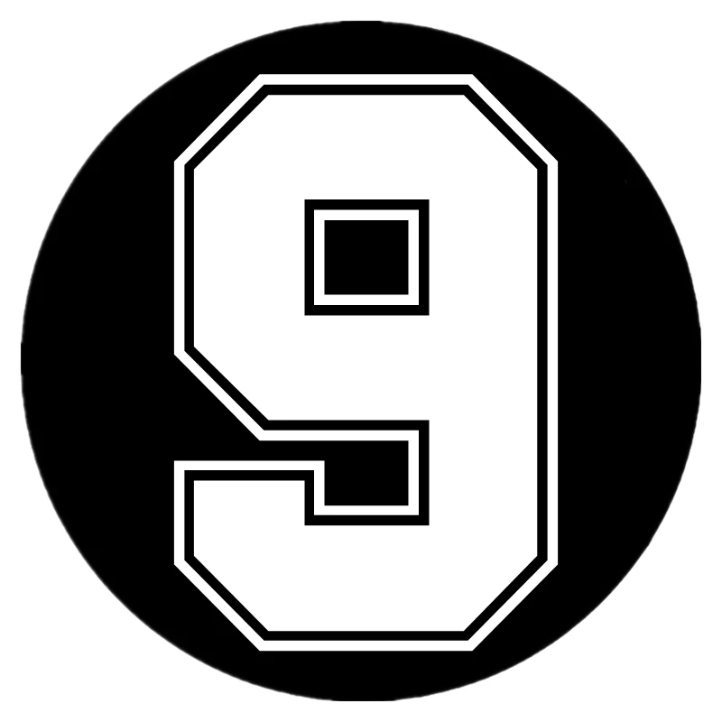 CK20172# наклейки на авто цифровой 9 водонепроницаемые машину наклейка для