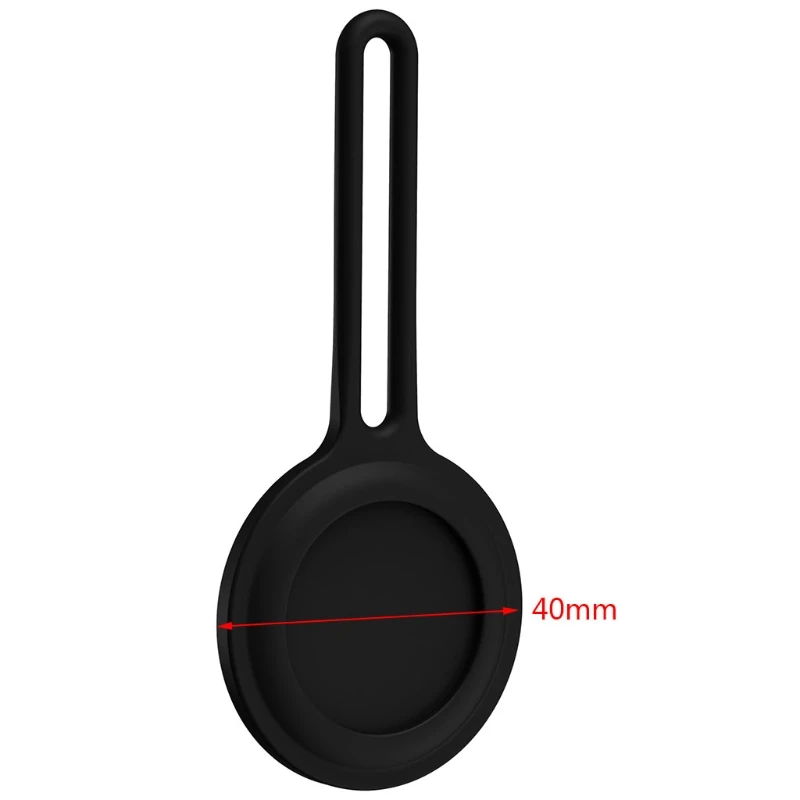 

For Airtags Liquid Silicone Protective Sleeve Case Cover For Apple Locator Tracker Hanging Anti-Lost Device Keychain Airtag Case