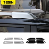tesin abs car roof top luggage rack decoration stickers trim cover for toyota 4runner 2010 car exterior accessories stying