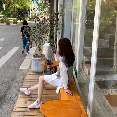 

Fashion Genuine Leather Flat Casual White Sneakers 2021 New All-mtach Lace-Up Spring Autumn Designer Brand Luxury Shoes