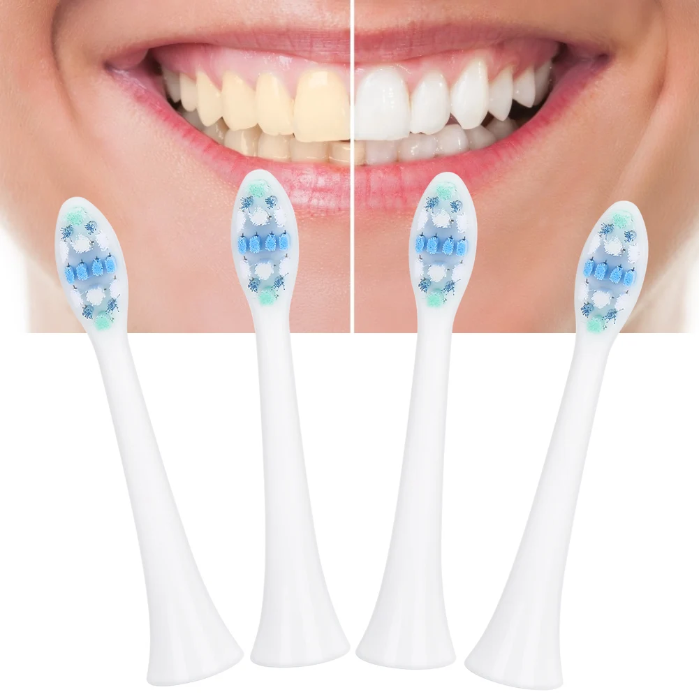 4 шт. Электрический Зубная щётка для очистки Sonic зубная Замена головы поставить