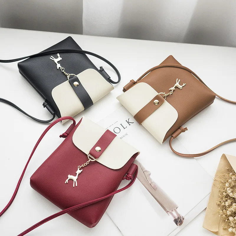 

Fashion Small Crossbody Bags for Women 2019 Mini PU Leather Shoulder Messenger Bag for Girl Yellow Bolsas Ladies Phone Purse #15