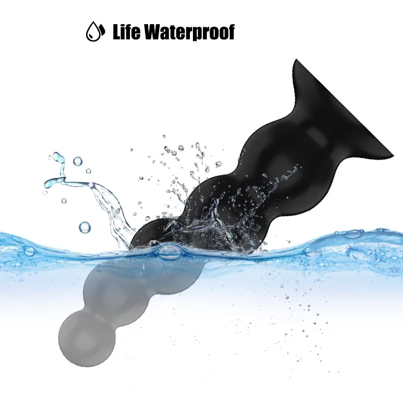 Анальный вибратор с 10 режимами дистанционного управления гладкая Анальная