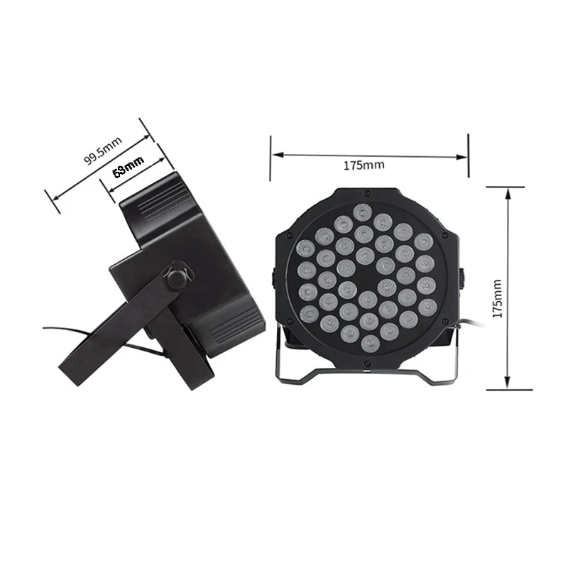 Rgb-светодиодный отражатель 36 светодиодный свет для сцены rgb мыть DJ диско DMX512