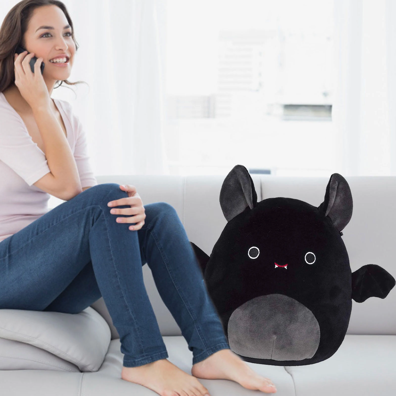 

Halloween Bat Plush Toy Cute Soft Throw Pillow Stuffed Doll Halloween Bat Plush Toy Cute Soft Throw Pillow Stuffed Doll fine