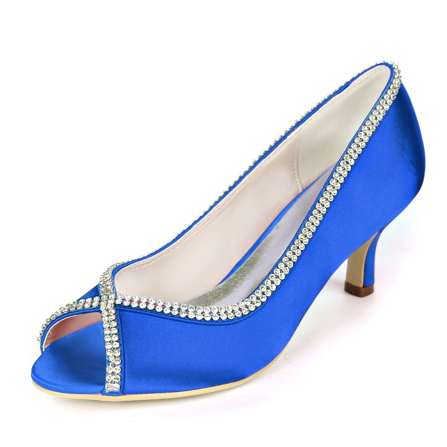 Женские туфли-лодочки на высоком каблуке свадебные туфли с открытым носком и