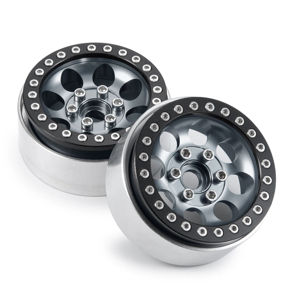 YEAHRUN 1/2/4 шт. алюминиевые 1 5-дюймовые колесные диски Beadlock Hub для Axial SCX10 D90 D110 CC01 9