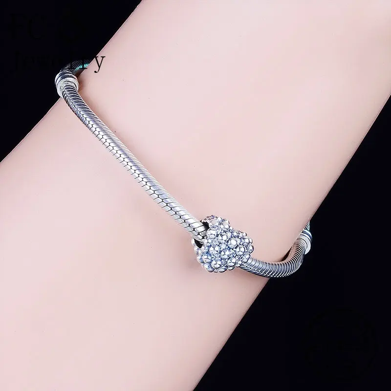 FC ювелирные изделия подходит для оригинального бренда Шарм-браслет серебро 925