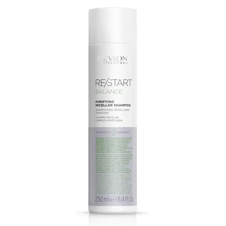 Шампунь для волос Revlon Professional Re/Start Balance Purifyng Miccelar Shampoo Мицеллярный шампунь жирной