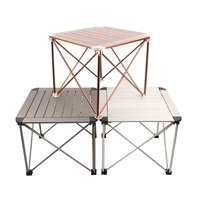 outdoor folding camping table portable ultralight aluminum table with storage bag for camping picnic bbq beach fishing