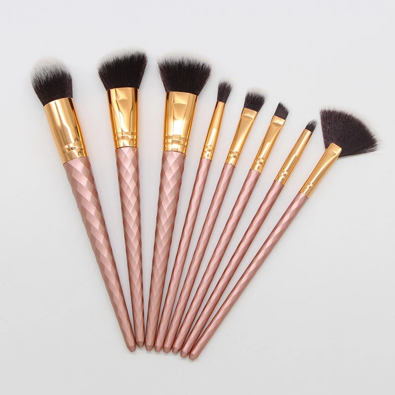 

8Pcs Makeup Brushes Tool Set Cosmetic Powder Eye Shadow Foundation Blush Blending Beauty Make Up Brush