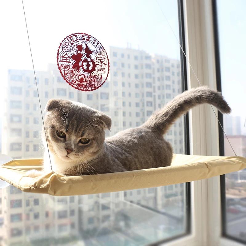 1 Pc Hammock Подвесной коврик для кошки, мягкий гамак для кошки, оконные гамаки для питомников, 15 кг, безопасная подвесная полка для кошки, чехол для кровати, подушка - Цвет: 1 Pc Hammock