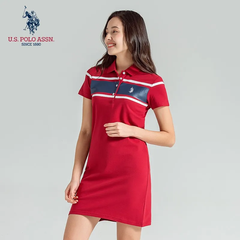 США Polo Assn Новая летняя модная женская Повседневная универсальная юбка поло