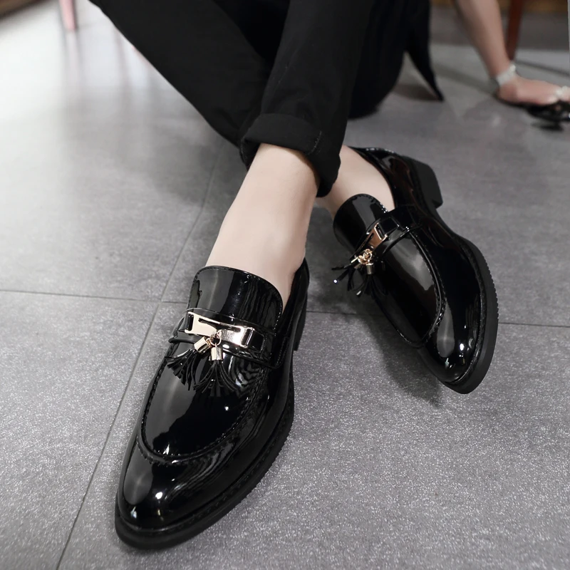 Мокасины мужские из натуральной кожи дышащие Туфли-лоферы итальянские без