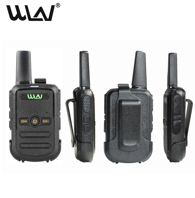 2021 NEW 2pcs WLN KD-C51 MINI handheld fm transceiver portable two way Radio Ham HF cb radio Walkie Talkie
