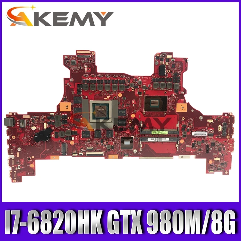 Материнская плата SAMXINNO GX701VO для Asus ROG GX701 GX701V Laotop материнская с фотографией GTX 980M/8G |