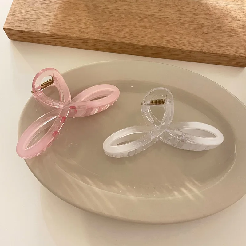 

Gradient jelly Hair Claws Cross Grip Clip Hair Clip Elegant Hairpins Hair Accessories Hairgrips Hair Claws Barrettes Headwear
