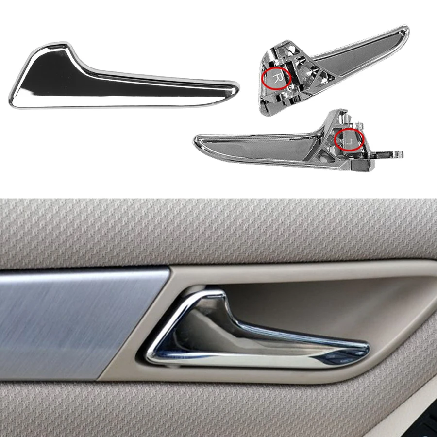 

Car Inner Interior Door Handles With Chrome Plate For Mercedes Benz A B Class W169 W245 1697600308 Left Right
