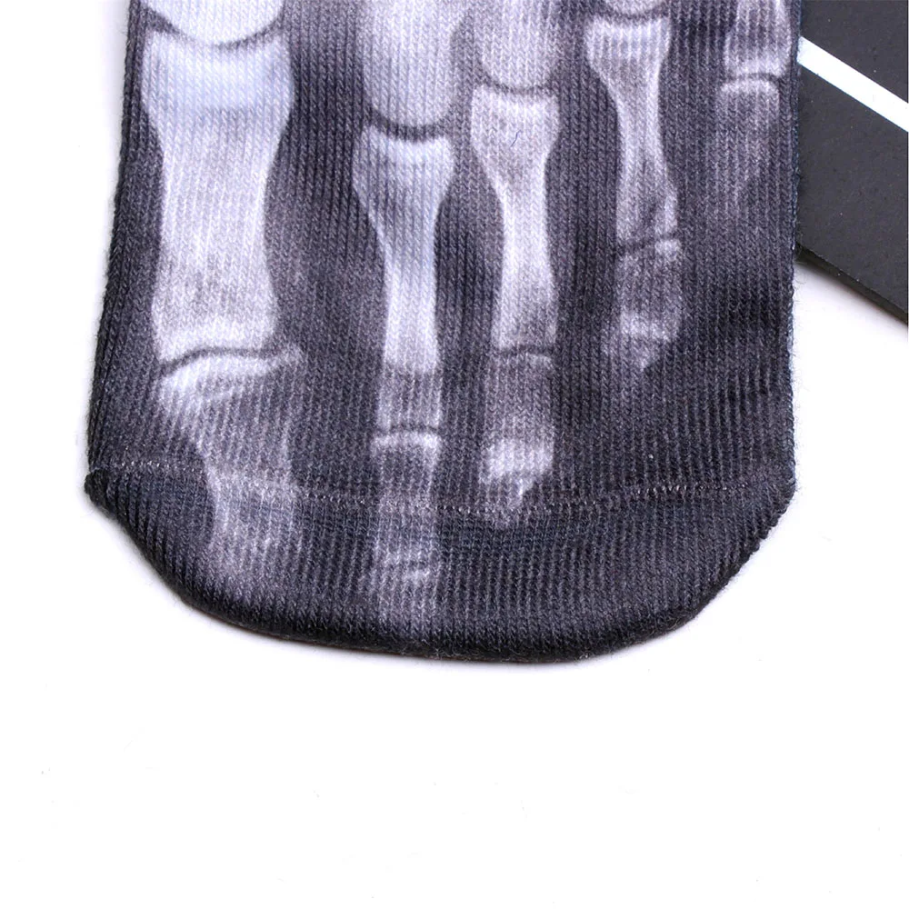 1 пара мужские носки с принтом скелета|Носки и держатели для подарков| |