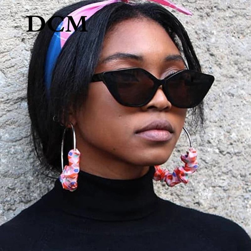 Очки солнцезащитные DCM кошачий глаз женские модные брендовые дизайнерские