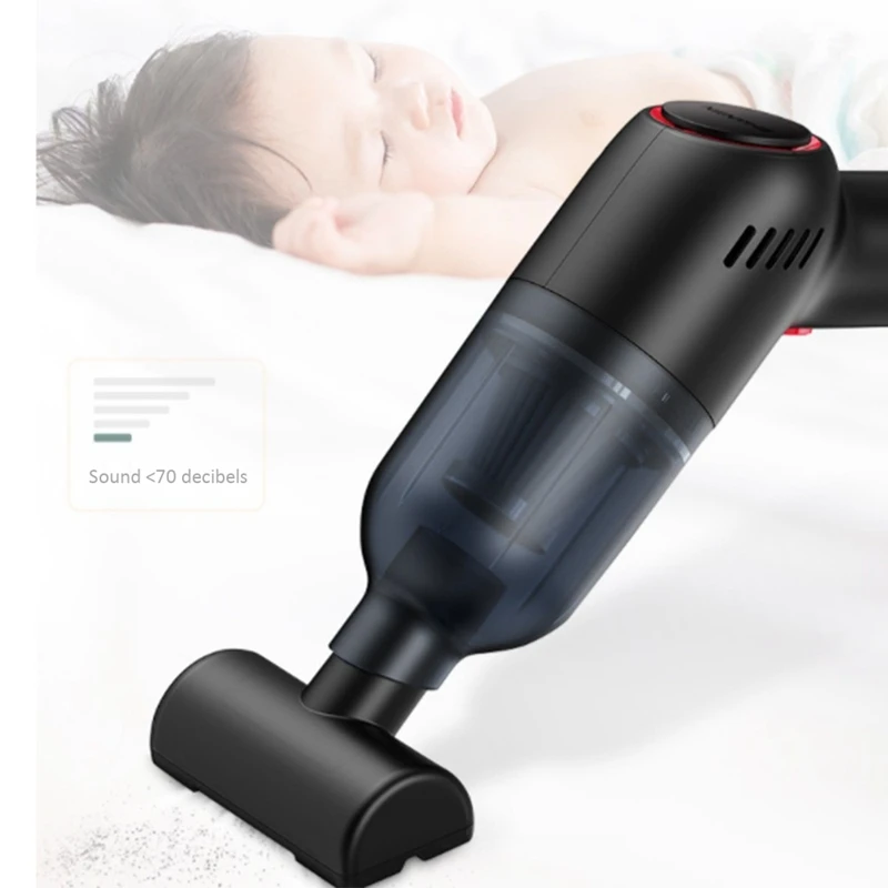 

Wireless 4500Pa Portable Car Vacuum Cleaner Mini Wet/Dry Handheld Auto Vacuum Cleaner for Car Interior & Home Cleaning