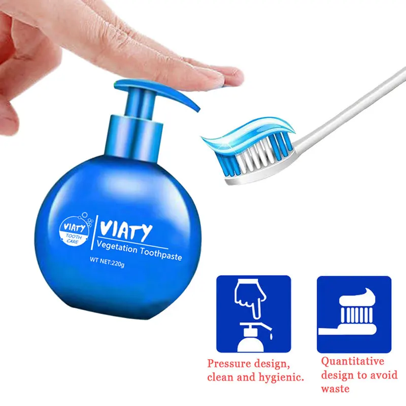 

Portable Toothpaste Baking Soda Toothpaste Whitening Toothpaste Press Type Large-capacity Toothpaste*