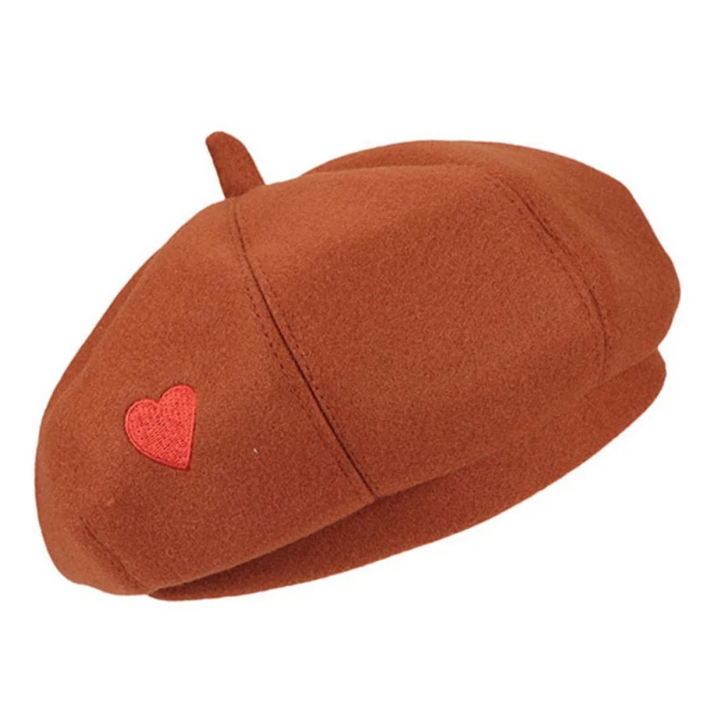 Lady Spring Winter Berets Hat Painter Style Women Vintage Solid Color Caps Female Bonnet Warm Cap | Спорт и развлечения