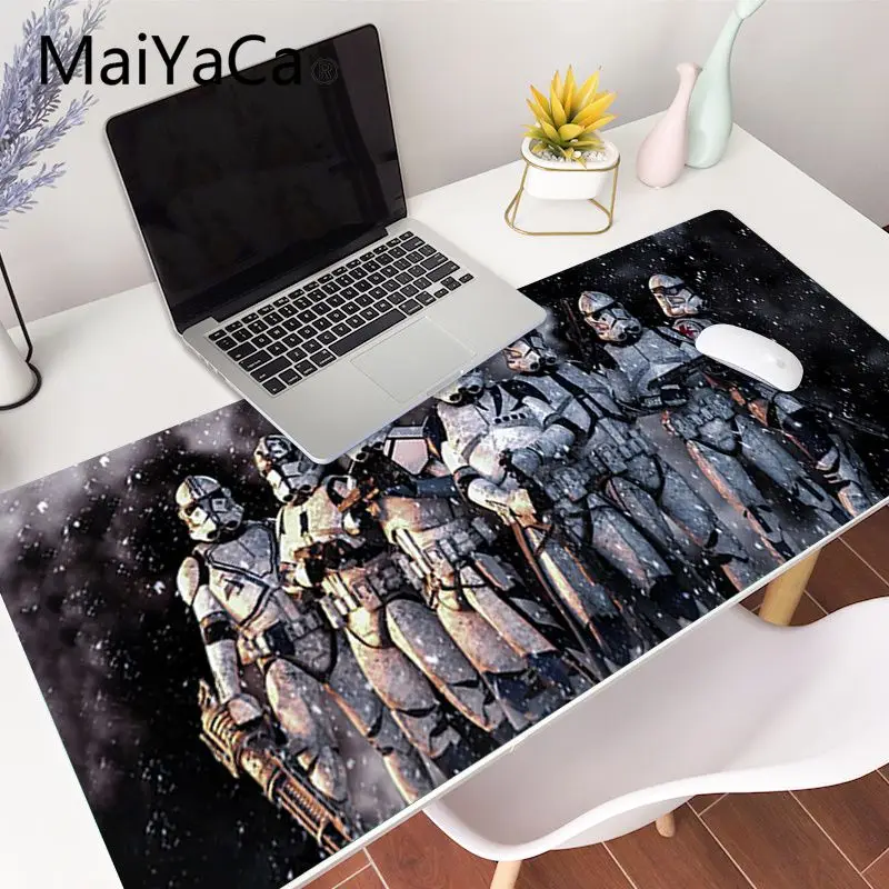 Игровой коврик для мыши MaiYaCa 80x40 см Звездные войны размер XXL компьютерный большой