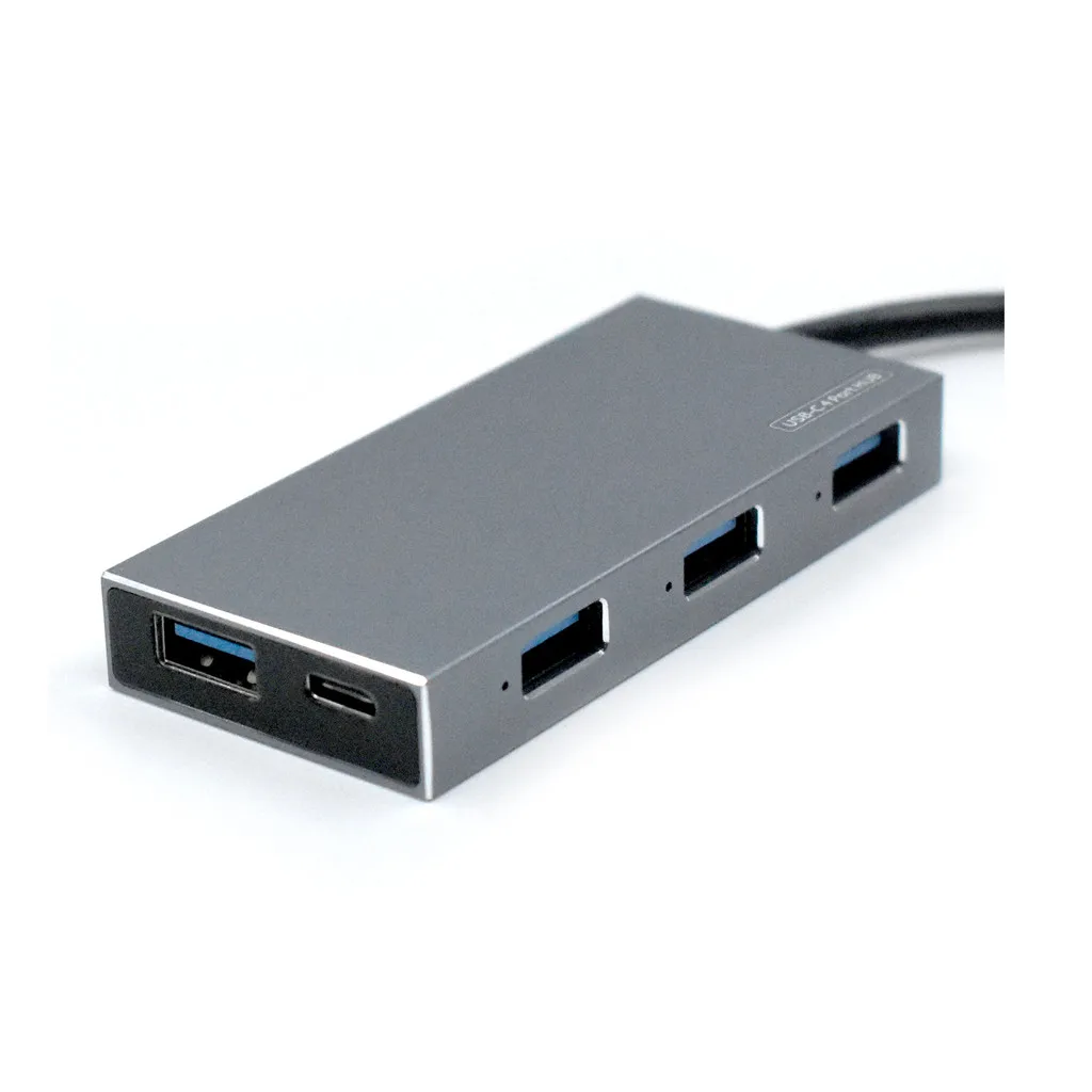 4 портовый USB C концентратор портативный Type адаптер с портами 3 0|USB-хабы| |