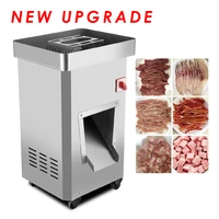 commercial meat slicing machine vertical type meat slicer electric meat cutting machine 2200w large power meat mincer gs dq