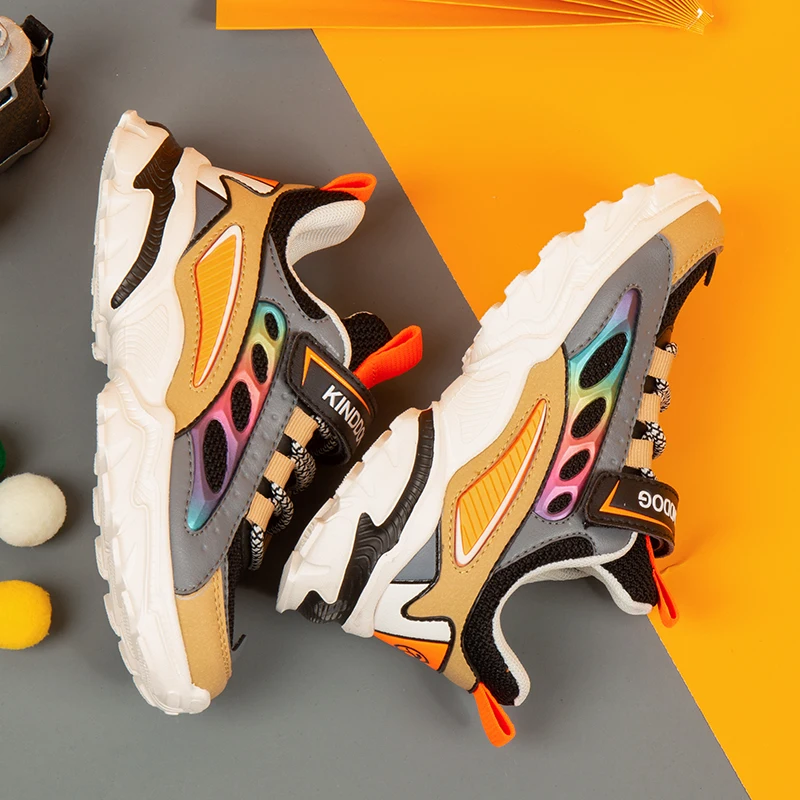 

Sneakers Children Sports Shoes for Boys Girls Spring Casual Kids Running Sneakers Child Breathable Flying Woven Chaussure Enfant