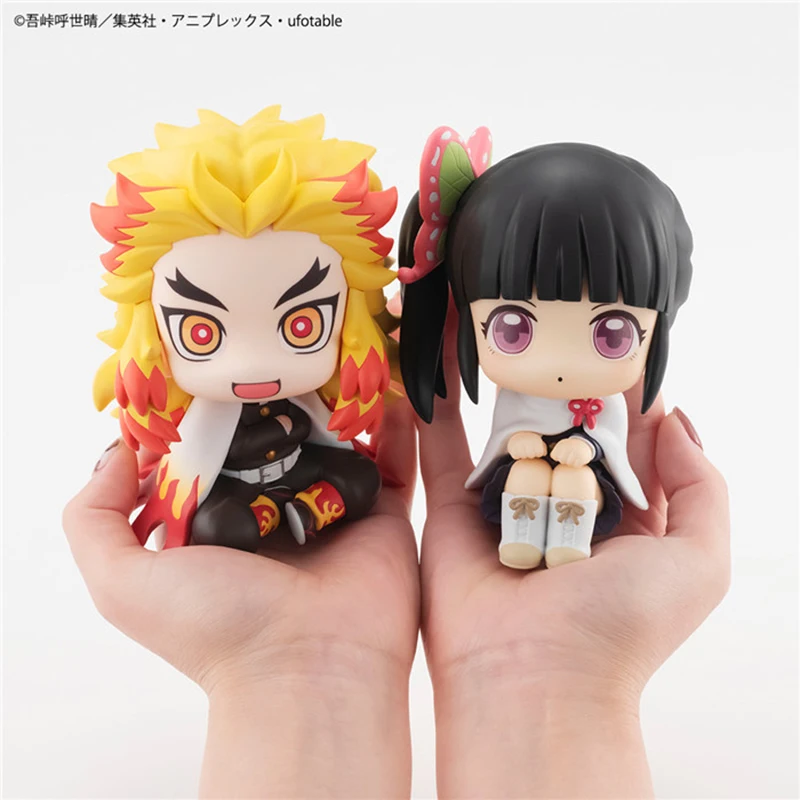 

In Stock Original Megahouse Look Up Figurine Demon Slayer Rengoku Kyoujurou Kanao Nezuko Action Anime Figure Toys for Boys Gift
