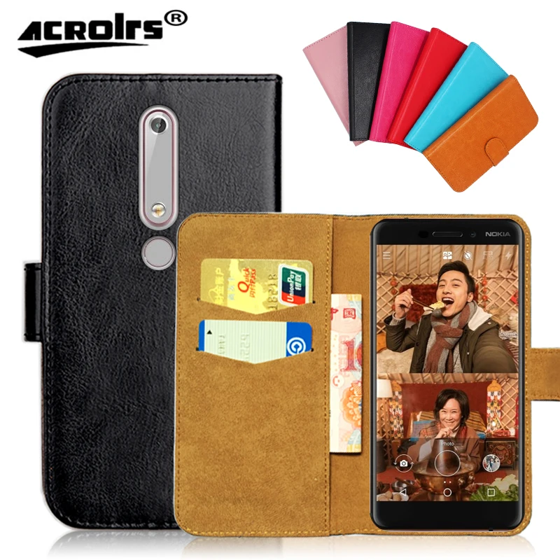 

Case For Nokia 2.1 2.4 3.4 2.3 3.1 5.1 5.3 6.1 8.1 Plus Nokia Case Flip Slots Leather Wallet Cases protective Cover Phone Bag