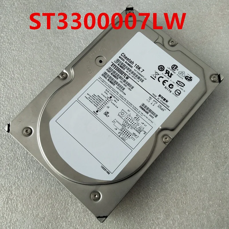 

Почти новый оригинальный жесткий диск для Seagate 300 ГБ 3,5 дюйма 8 Мб SCSI 10000 об/мин для сервера жесткий диск для ST3300007LW