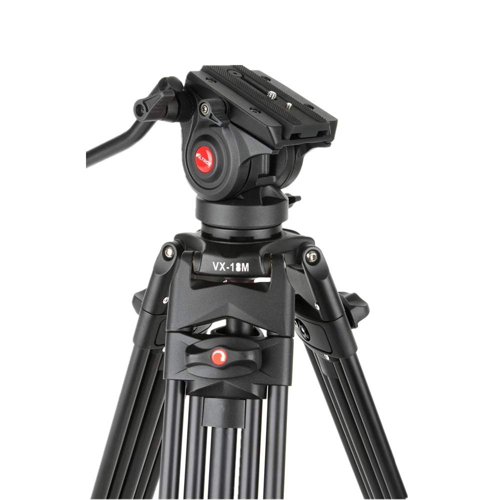 Viltrox VX-18M 1,8 м профессиональная портативная сверхмощная стабильная алюминиевая Нескользящая видео+ штатив гидравлическая головка для видеокамеры DV