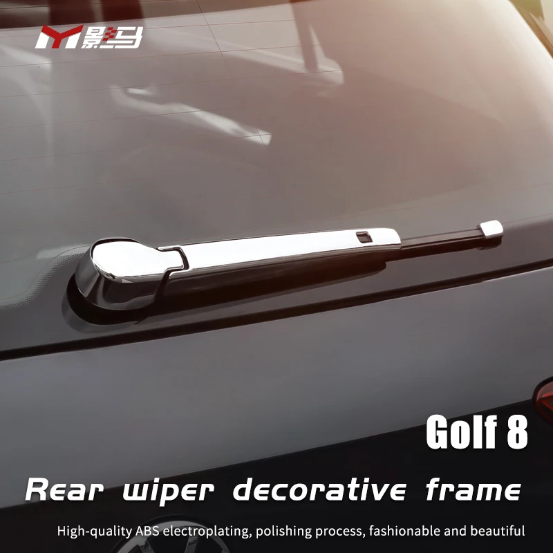 

For Volkswagen Golf 8 generation special rear wiper cover trim RLINE modified exterior parts rear wiper decoration bright strips