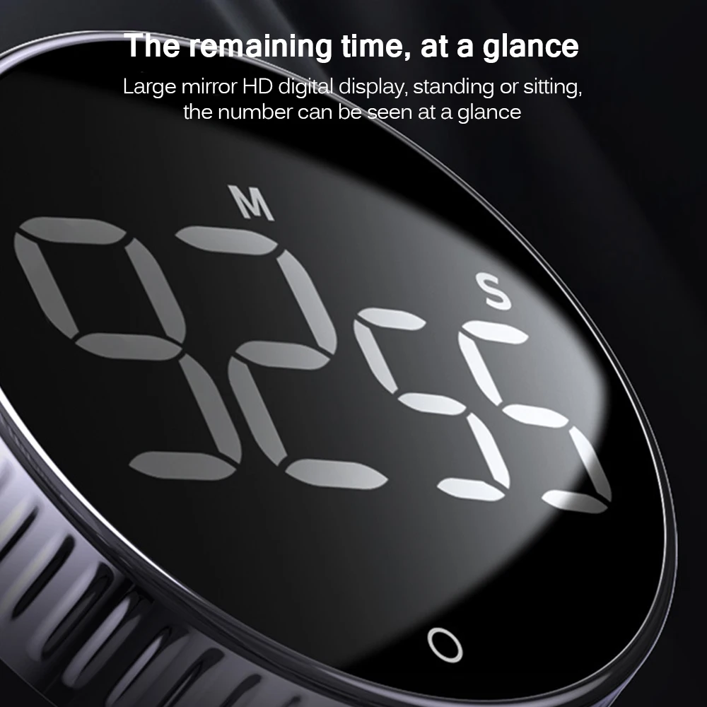 СВЕТОДИОДНЫЙ цифровой кухонный таймер для приготовления пищи и душа учебный