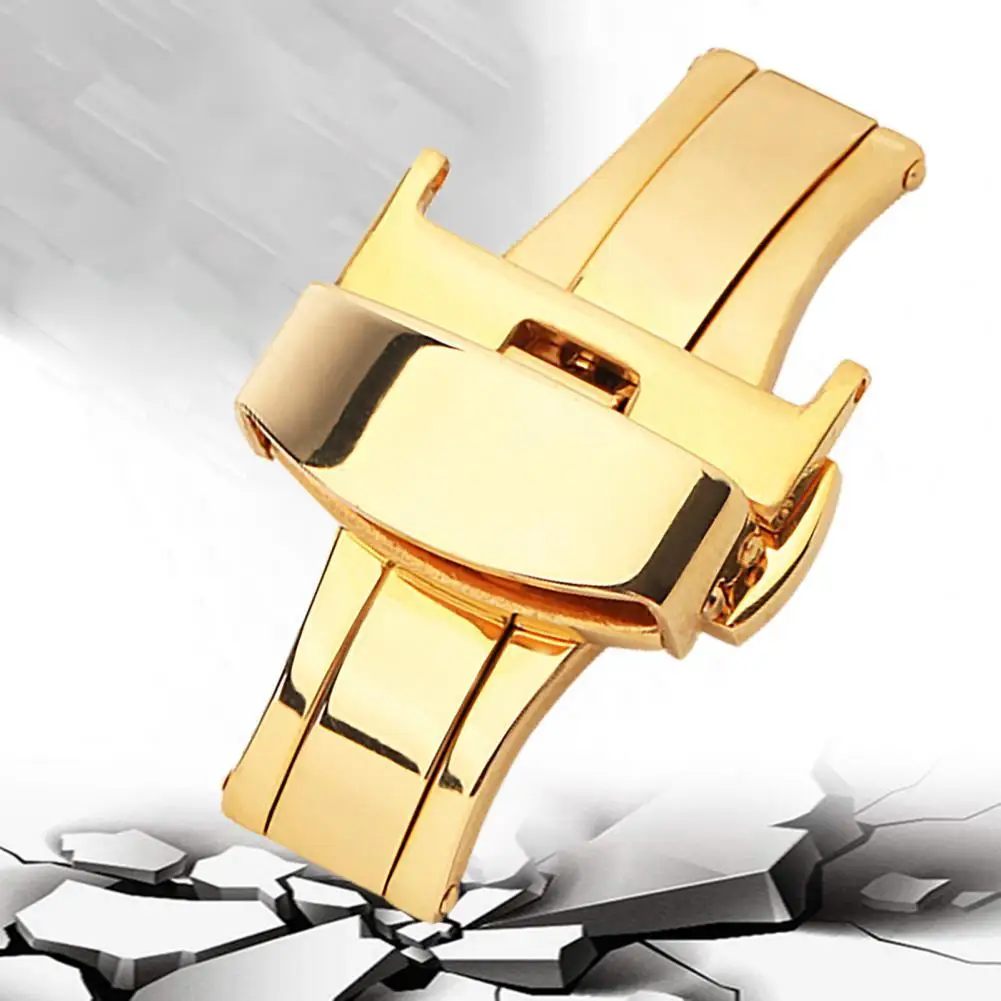 

Watch Buckle Solid Universal Good Hardness Stainless Steel Watch Band Clasp Anti-rust Watch Band Connector