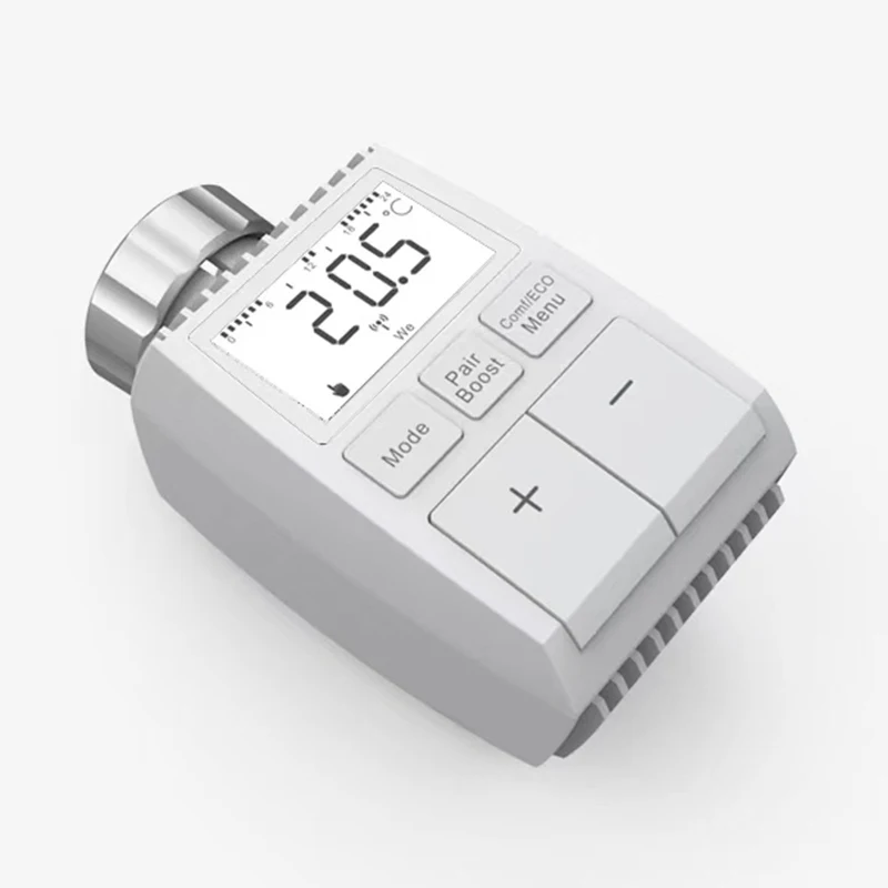 

2021 Новый умный мини-радиатор Tuya ZigBee 3,0, программируемый термостат, термостатический клапан радиатора с контролем температуры, Великобритан...
