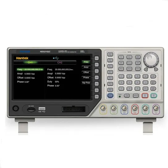 

Hantek HDG2072C USB Oscilloscopes Desktop Arbitrary Signal Generator 50MHz USB 250MSa/s Sample Rate Arbitrary