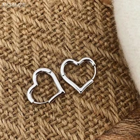 kshmir piercing heart stud earrings for women femme wedding party femme pendientes brincos fashion jewelry
