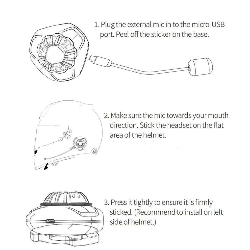 

Motorcycle Helmet Wireless Headset Bone Conduction Headset For Helmet Super Bass IP68 Water Proofing Wireless Helmet Speaker