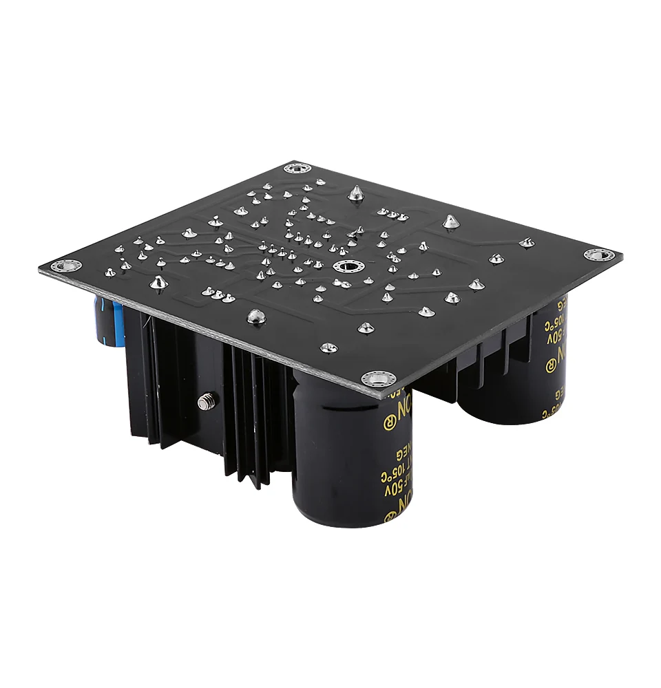 AIYIMA LM317 LM337 фильтра выпрямителя тока модуля с алюминиевой крышкой, 50В 4700 мкФ 1.5A преобразователь переменного тока в постоянный фильтр Питание DIY аудио усилитель звука дома Театр